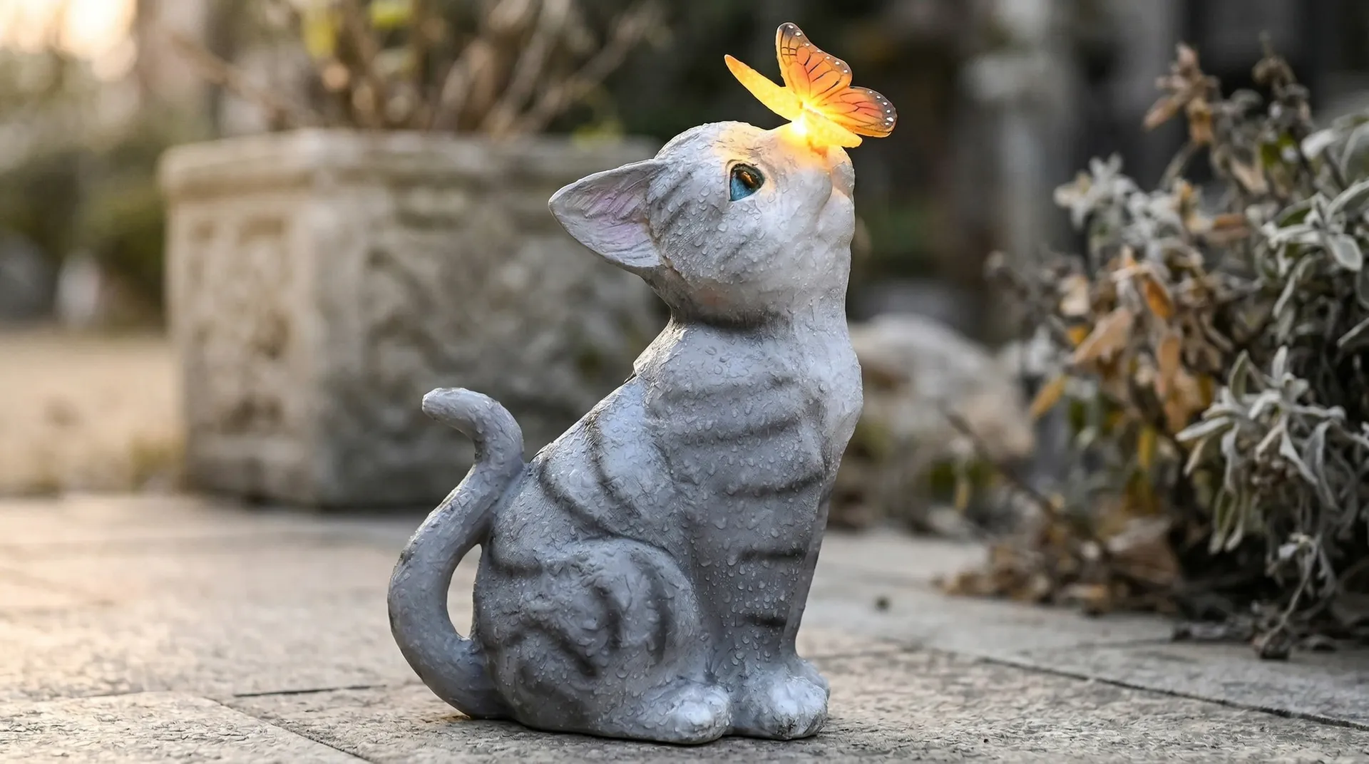 Photo principale Le Compagnon d'Ambre — veilleuse grès