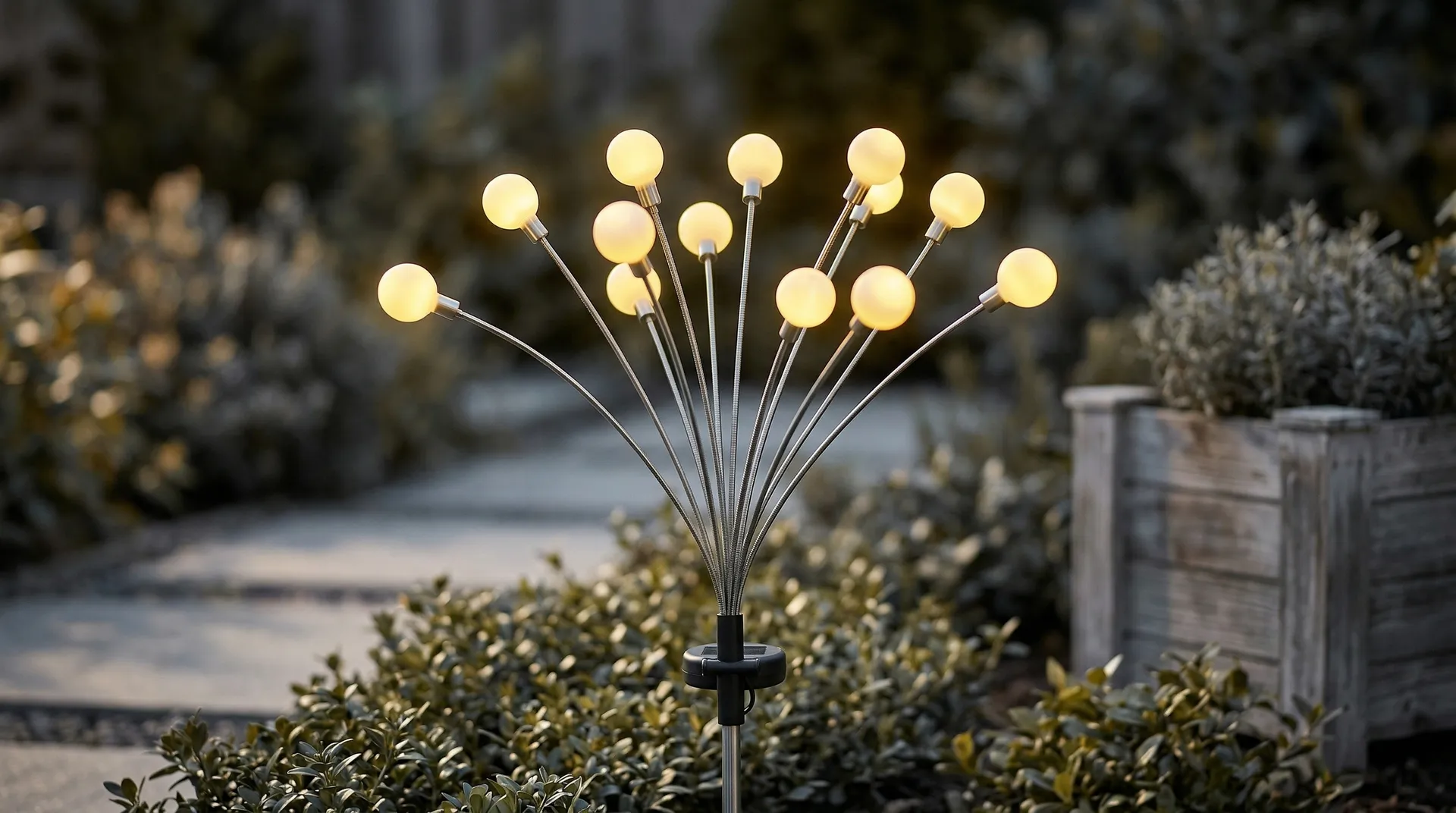 Photo principale de Lucioles de Verre — lampe solaire jardin