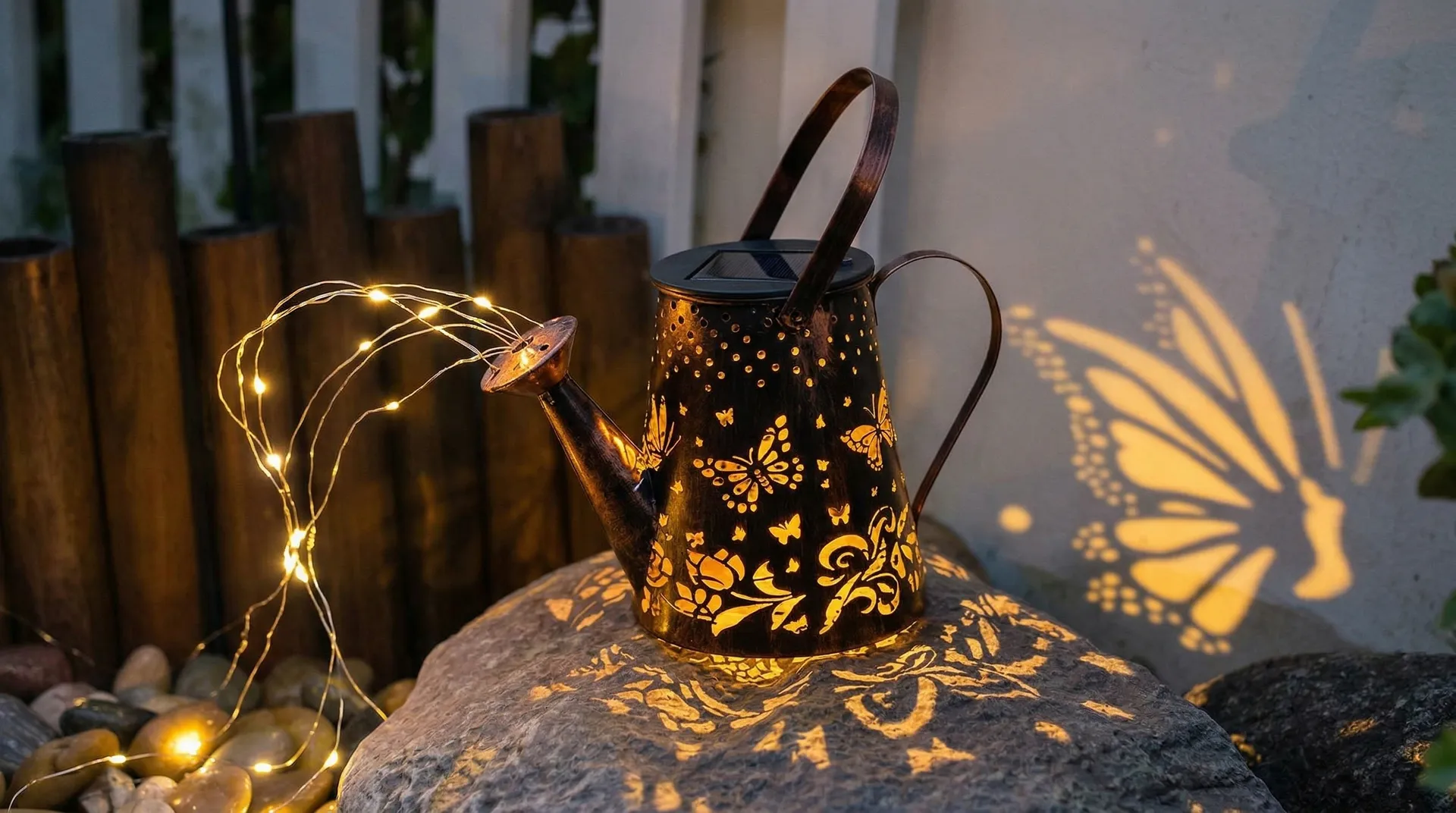 Photo principale Ondée Solaire — lampe solaire extérieur